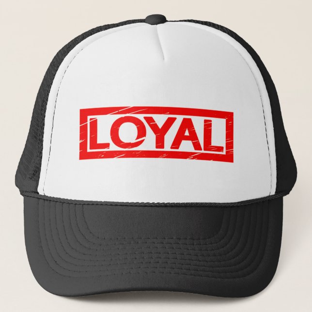 Loyal Stamp Trucker Hat (Front)
