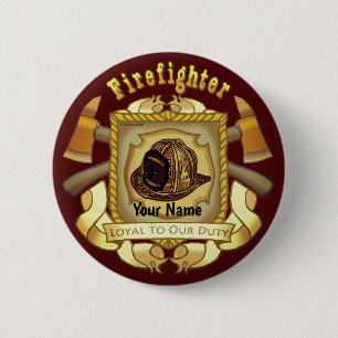 Loyal To Duty Shield Firefighter pin