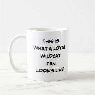 loyal wildcat fan coffee mug