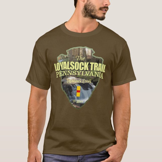 Loyalsock Trail (arrowhead) T-Shirt (Front)