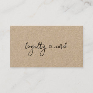 Loyalty 10 Nails Lashes Business Card Visitenkarte