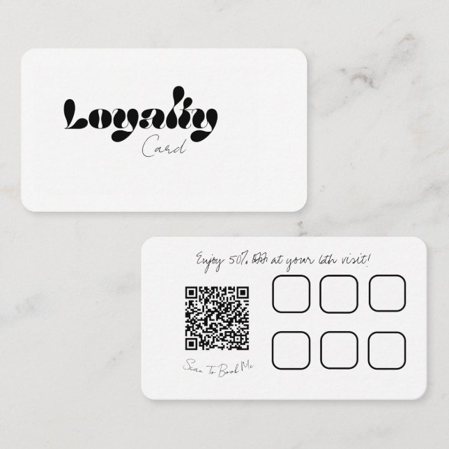 Loyalty business card (Front/Back)