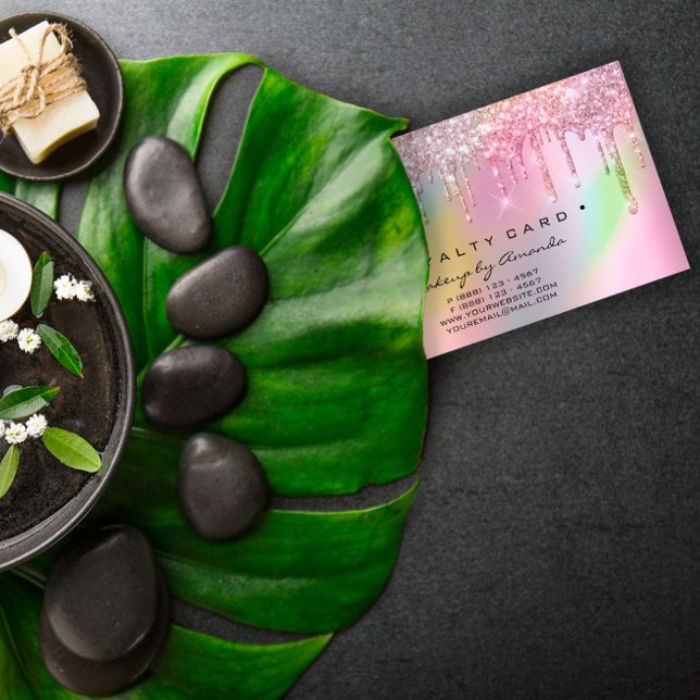 Loyalty Card 6 Punch Makeup Artist Holograph Rose (Creator Uploaded)