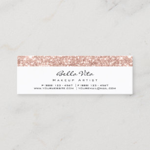 Loyalty Card 6 Punch Makeup Beauty Heart Rose Hear