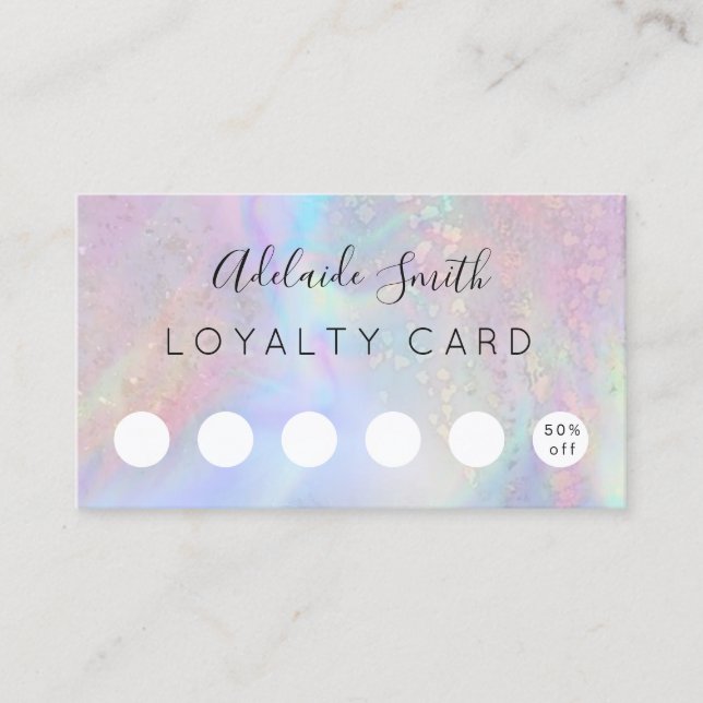 loyalty card abstract gradients (Front)