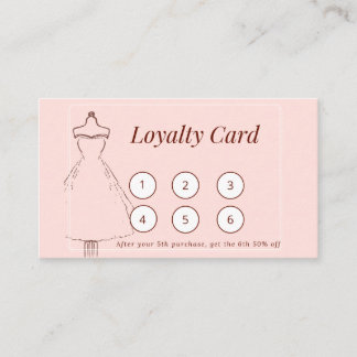 Loyalty Card for Boutique 