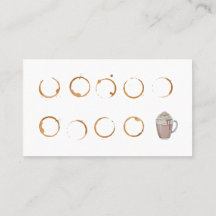 Loyalty card for coffee shop Business Card