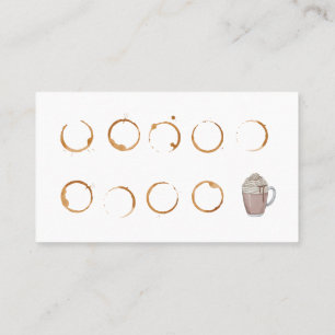 Loyalty card for coffee shop Business Card