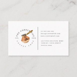 Loyalty card for coffee shop Business Card