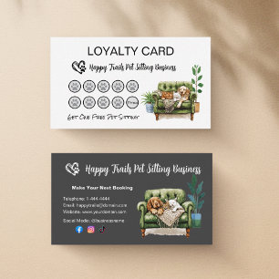Loyalty Card for Pet Sitters and Dog Walkers