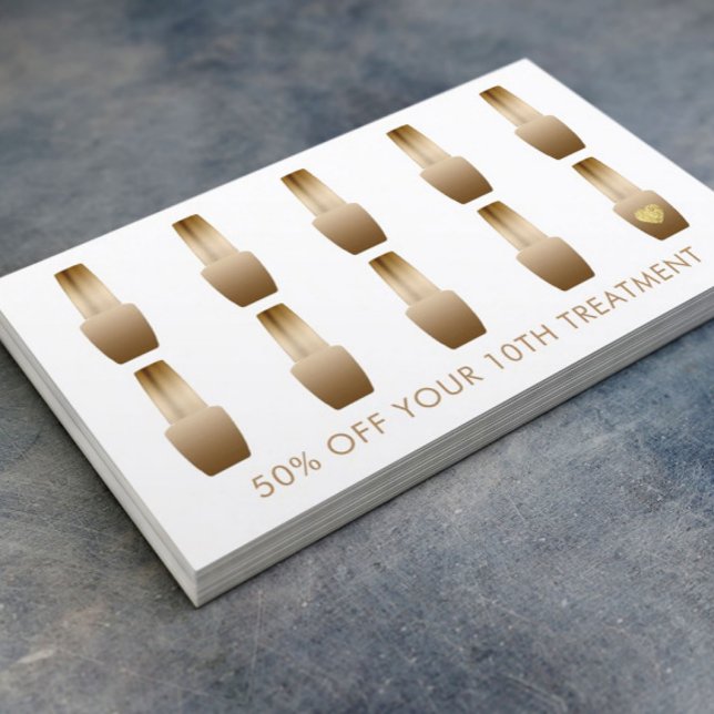 Loyalty Card | Nail Salon Makeup Artist Manicurist (Creator Uploaded)