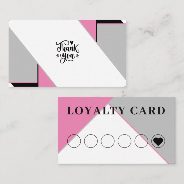Loyalty Card Strategy for Customer Retention (Front/Back)