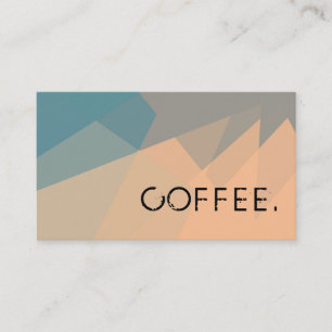 Loyalty Coffee Punch Modern Mosaic Pattern #11 Card