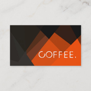 Loyalty Coffee Punch Modern Mosaic Pattern #3 Card