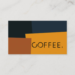 Loyalty Coffee Punch Modern Retro Colour #19 Card