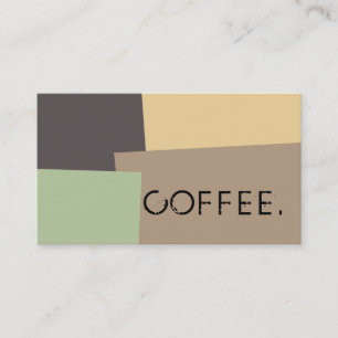 Loyalty Coffee Punch Modern Retro Colour #20 Card