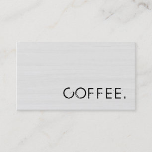 Loyalty Coffee Punch Wood Look #10 Card