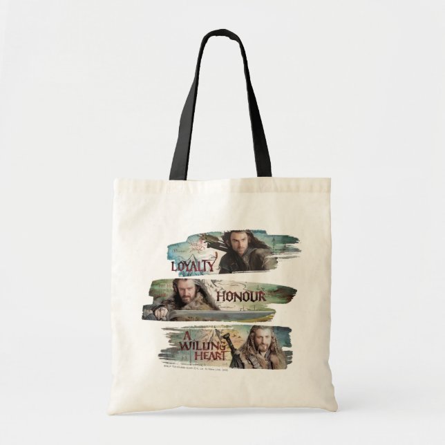 Loyalty, Honour, A Willing Heart Tote Bag (Front)
