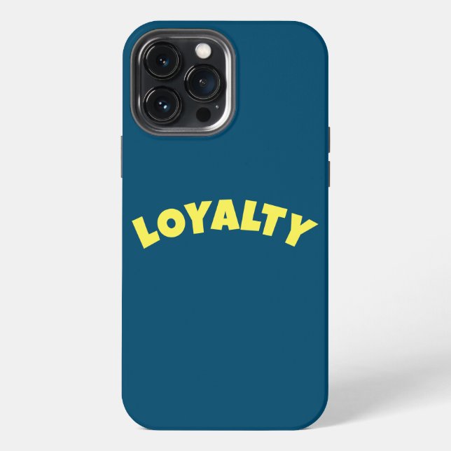 loyalty iphone 13 case (Back)
