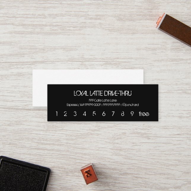 Loyalty Latte Mini Loyalty Drive Thru (Front/Back In Situ)
