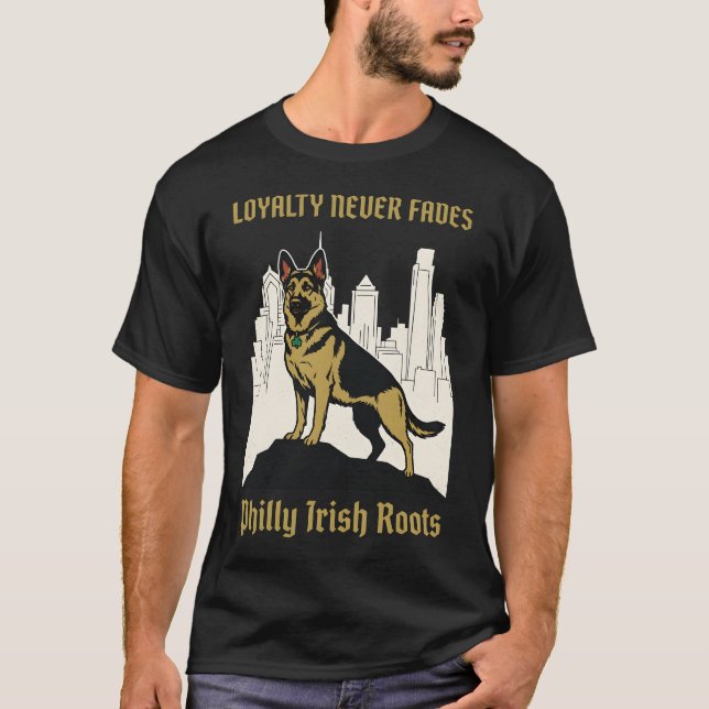 Loyalty Never Fades German Shepherd T-Shirt (Front)