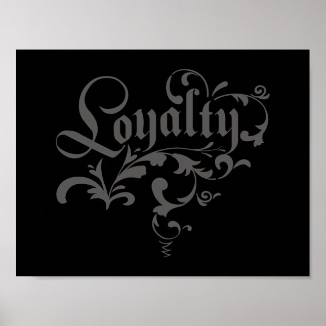 Loyalty poster (Front)