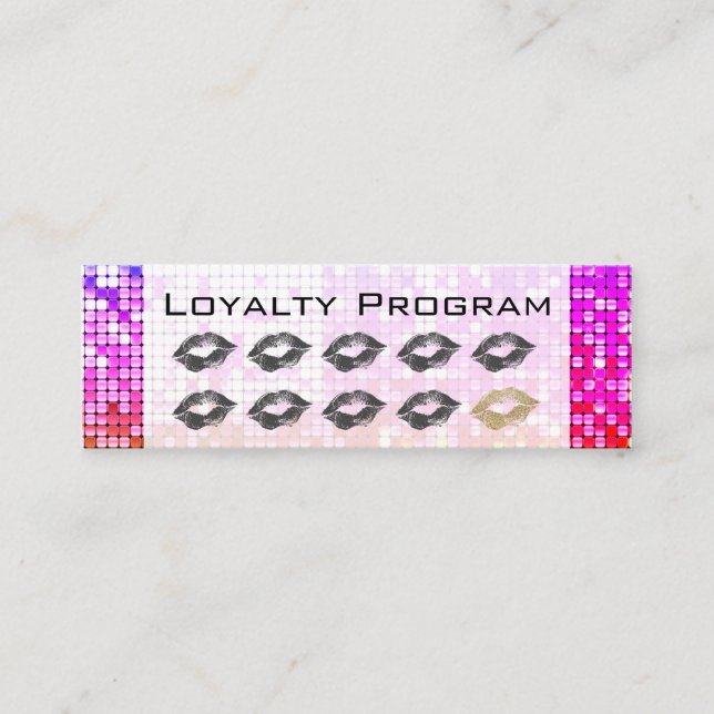 Loyalty Program / Sequin / Beauty Card (Front)