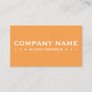 LOYALTY pyramid stamp card (colour customisable)