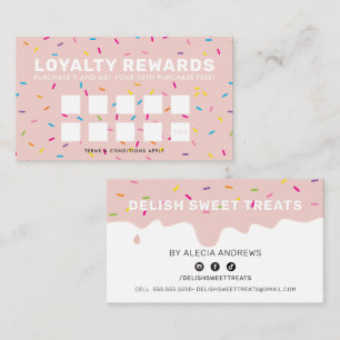 LOYALTY REWARDS frosting drip sprinkles blush