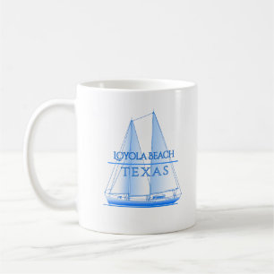 Loyola Beach Coastal Nautical Sailing Sailor Coffee Mug