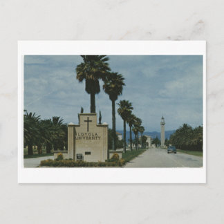 Loyola University Campus Entrance (ca. 1968) Postcard