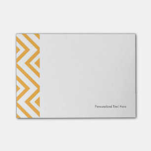 Lozenge shaped geometric pattern post-it notes