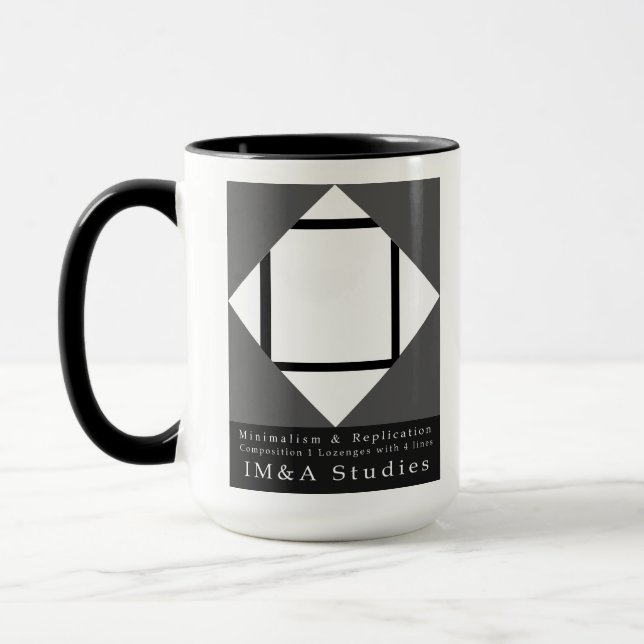Lozenges with 4 Lines Mug (Left)