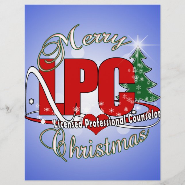 LPC CHRISTMAS  Licensed Professional Counsellor (Front)