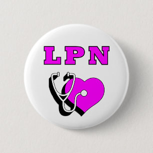 LPN Care 6 Cm Round Badge
