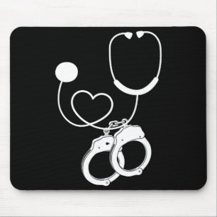 Lpn Correctional Nurse Nursing Stethoscope Officer Mouse Pad