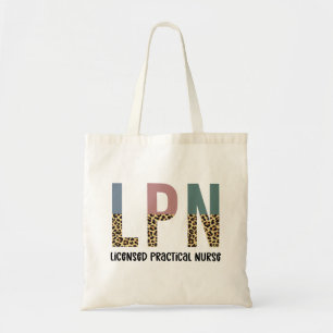 LPN Licensed Practical Nurse LPN Graduation Gift Tote Bag