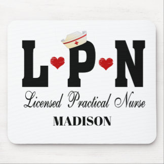 LPN Licensed Practical Nurse Mouse Pad
