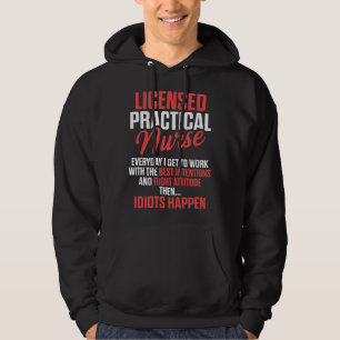 LPN Licensed Practical Nurse Work RN Nursing Hoodie