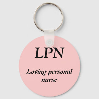LPN, Loving personal nurse Key Ring