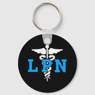 LPN Medical Symbol Key Ring