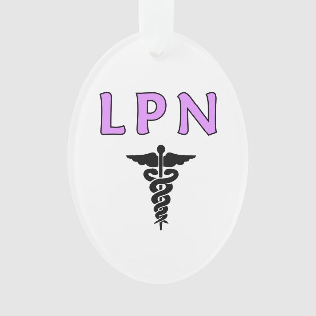 LPN Nursing Ornament (Front)