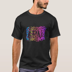 Lpn Rainbow Leopard Licensed Practical Nurse Chris T-Shirt