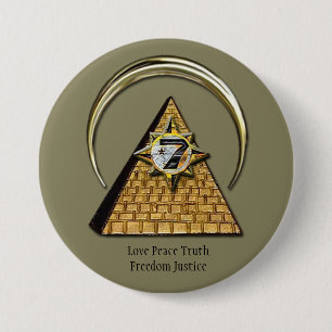 LPTFJ 7.5 CM ROUND BADGE