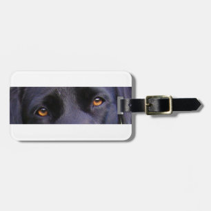 LR black eyes Luggage Tag