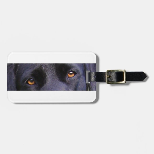 LR black eyes Luggage Tag (Front Horizontal)
