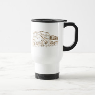 LR Defender Fire Travel Mug