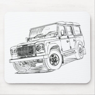 LR Defender Mouse Pad