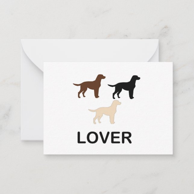 LR lover all colours silhouette Card (Front)