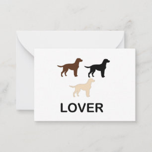 LR lover all colours silhouette Card